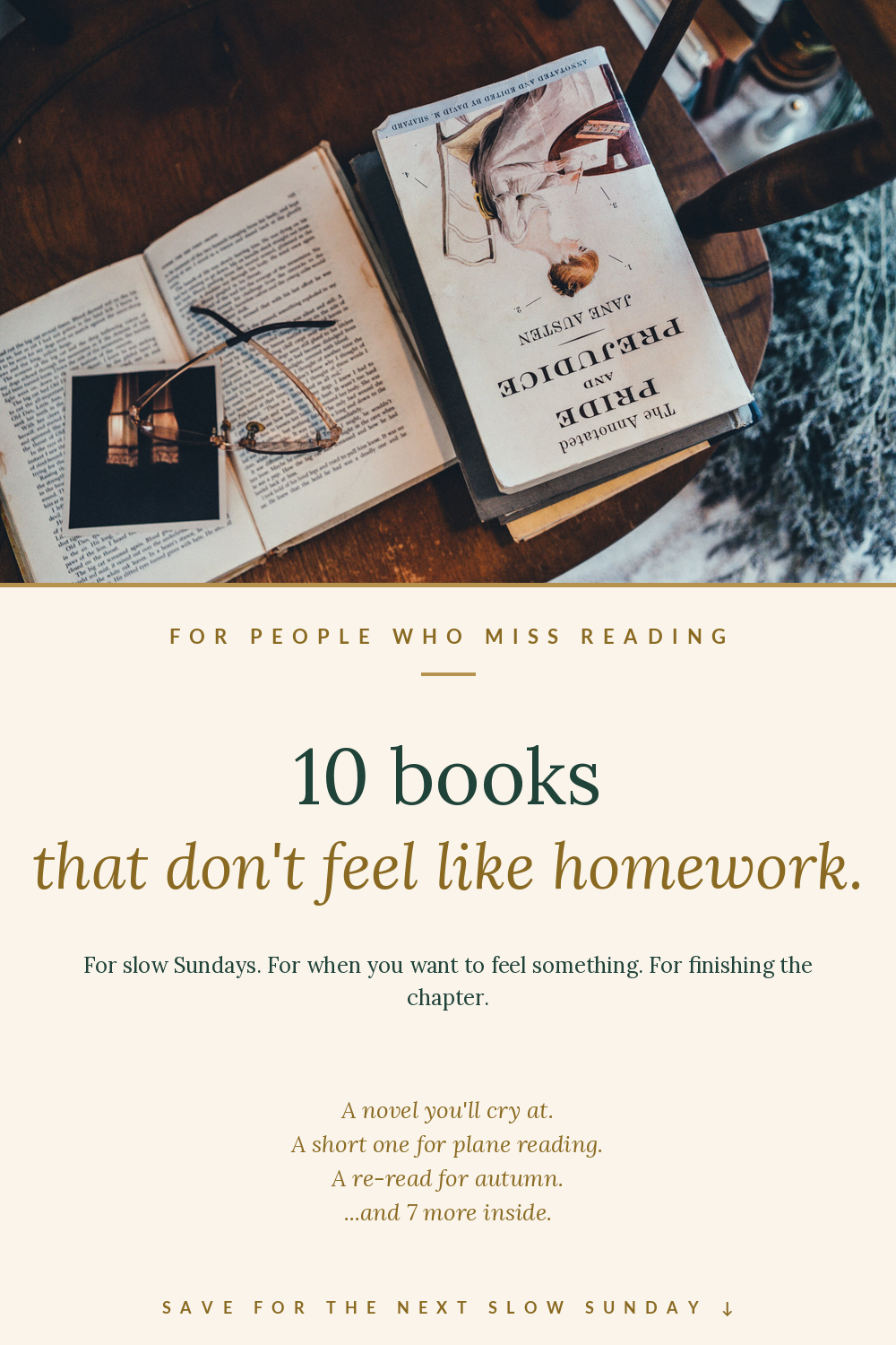 10 Books That Don't Feel Like Homework
