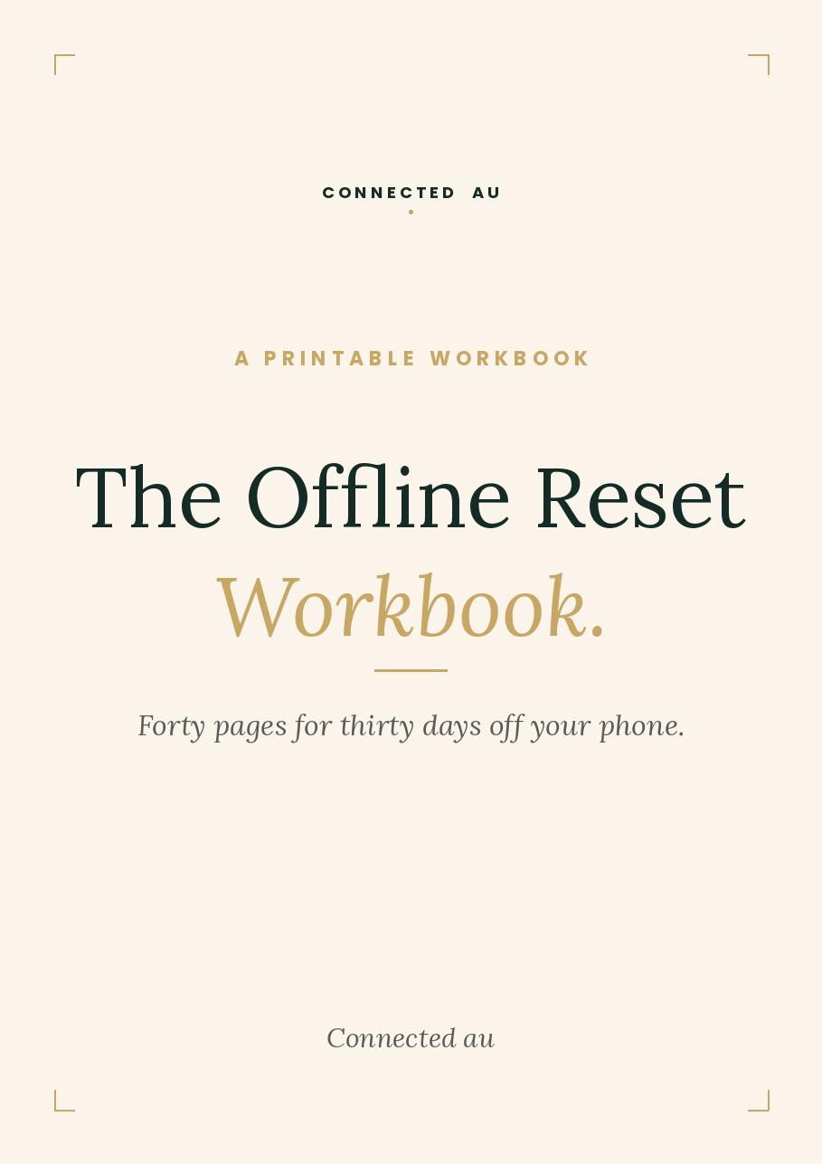 The Offline Reset Workbook